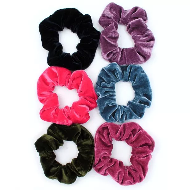 Hair Scrunchie Regular Velvet Fabric 10cm (8618)