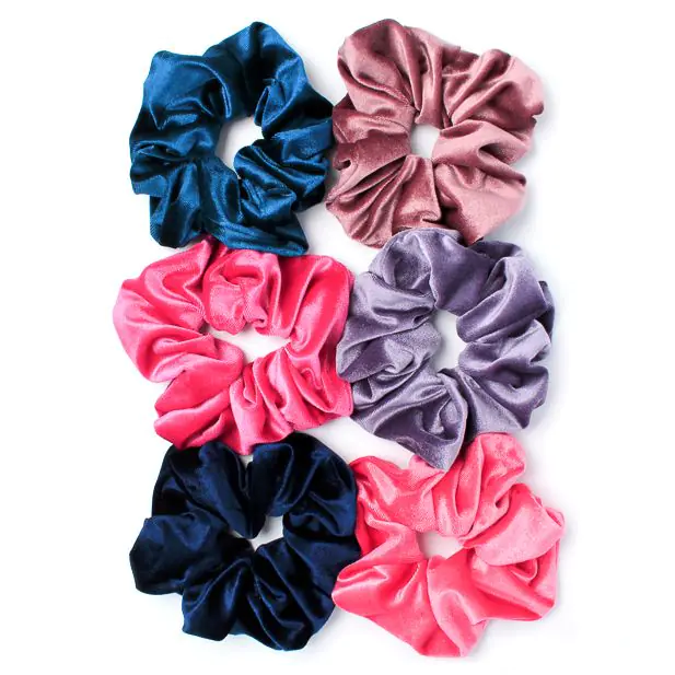 Hair Scrunchie XL Velvet Fabric 15cm (8738)
