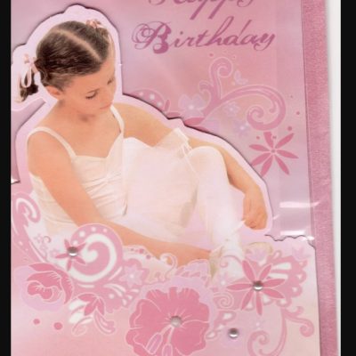 The Royal Ballet Birthday Happy Birthday Greetings Card  Ballerina With Love