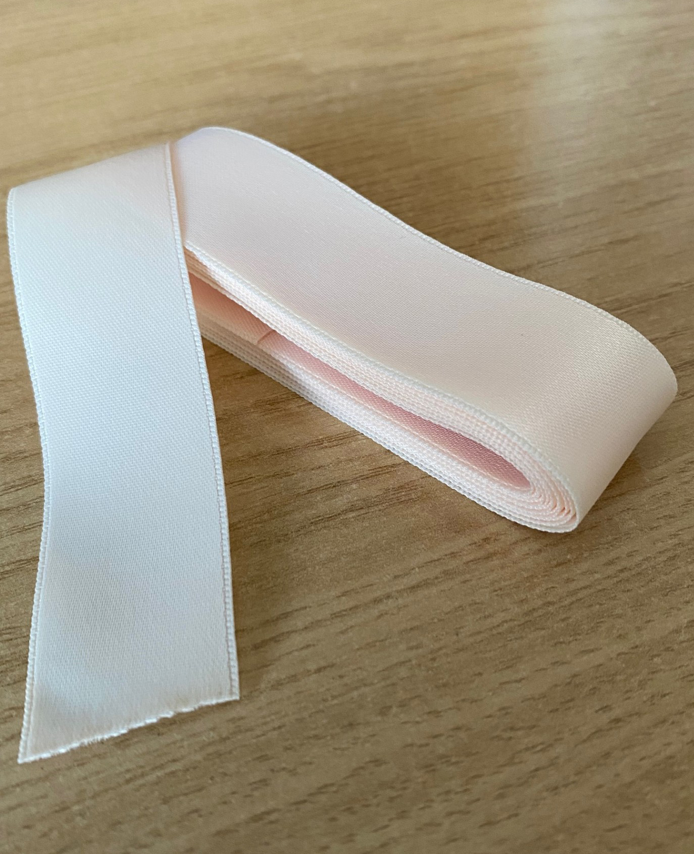 Ballet Pointe Shoe Ribbon Pink Nylon